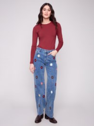 Bloom & Blue Wide-Leg Denim
