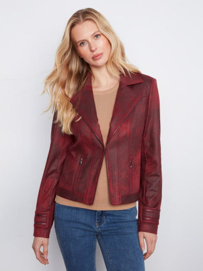 Vintage Faux Leather Jacket