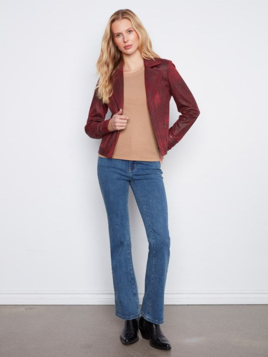 Vintage Faux Leather Jacket
