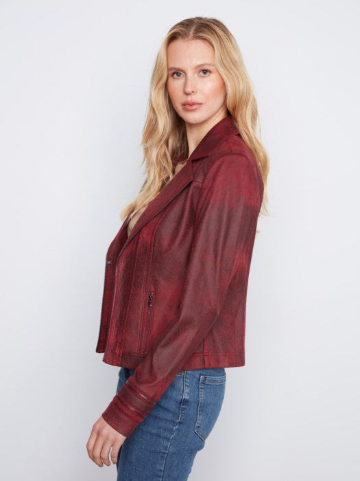Vintage Faux Leather Jacket