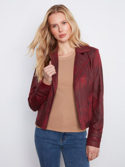 Vintage Faux Leather Jacket
