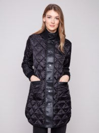 Reversible Long Quilted Puffer Jacket