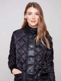 Reversible Long Quilted Puffer Jacket