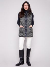 Irridescent Reversible Vest