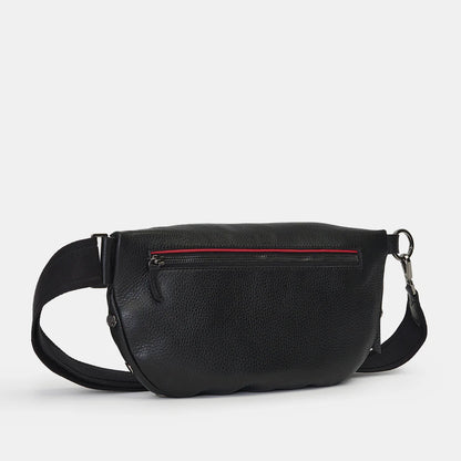 Charles Crossbody Lrg Black/Gunmetal