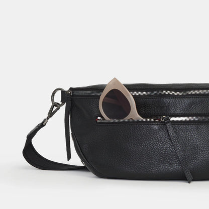 Charles Crossbody Lrg Black/Gunmetal