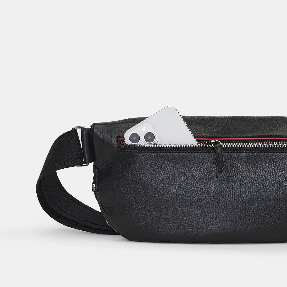 Charles Crossbody Lrg Black/Gunmetal