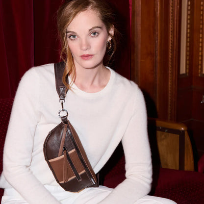 Charles Crossbody Med Orchestra Brown/Gunmetal
