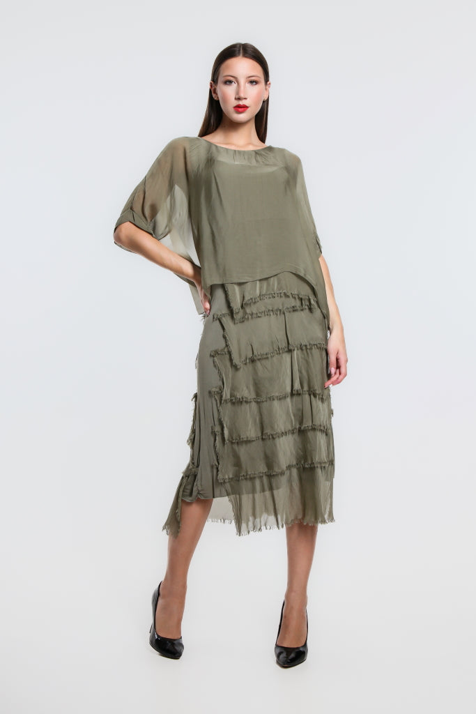 Gail Tiered Ruffle Dress