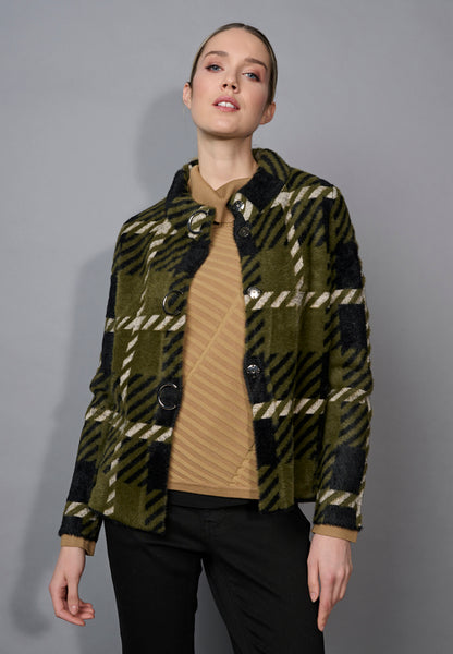 SHORT PLAID JACKET