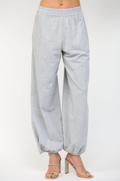 HIGH WAISTED WIDE LEG LOUNGE PANTS