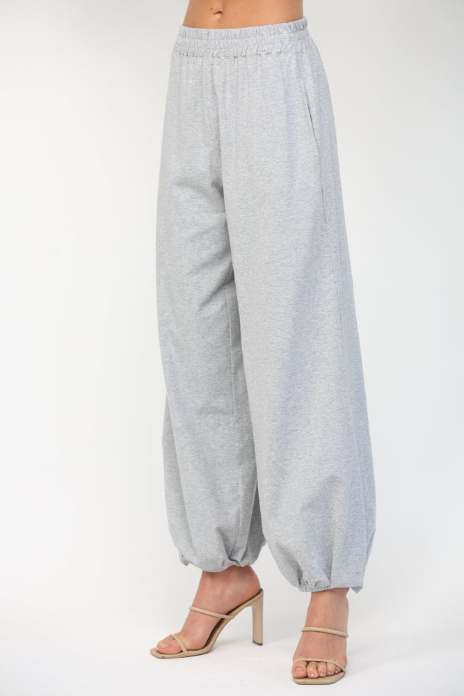 HIGH WAISTED WIDE LEG LOUNGE PANTS