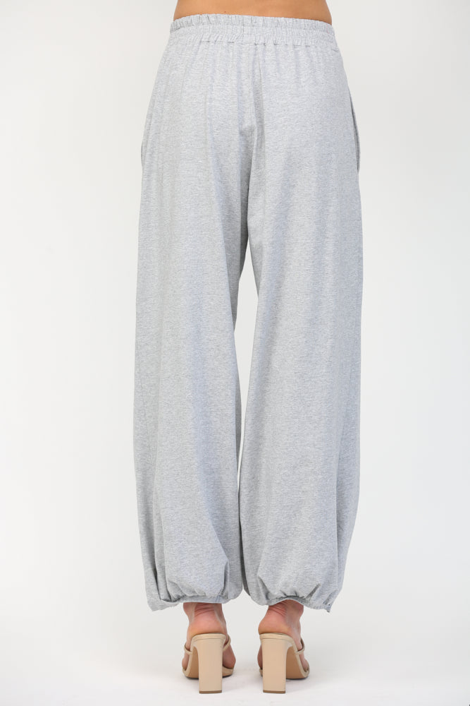 HIGH WAISTED WIDE LEG LOUNGE PANTS