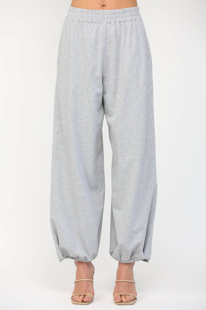HIGH WAISTED WIDE LEG LOUNGE PANTS