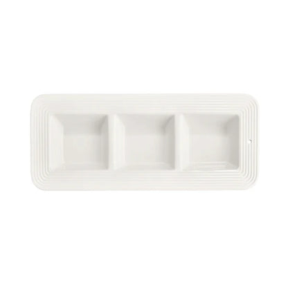 nora fleming pinstripes garnish dish