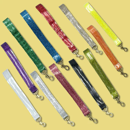COLORFUL GLITTER WRIST STRAPS FOR CLUTCHES