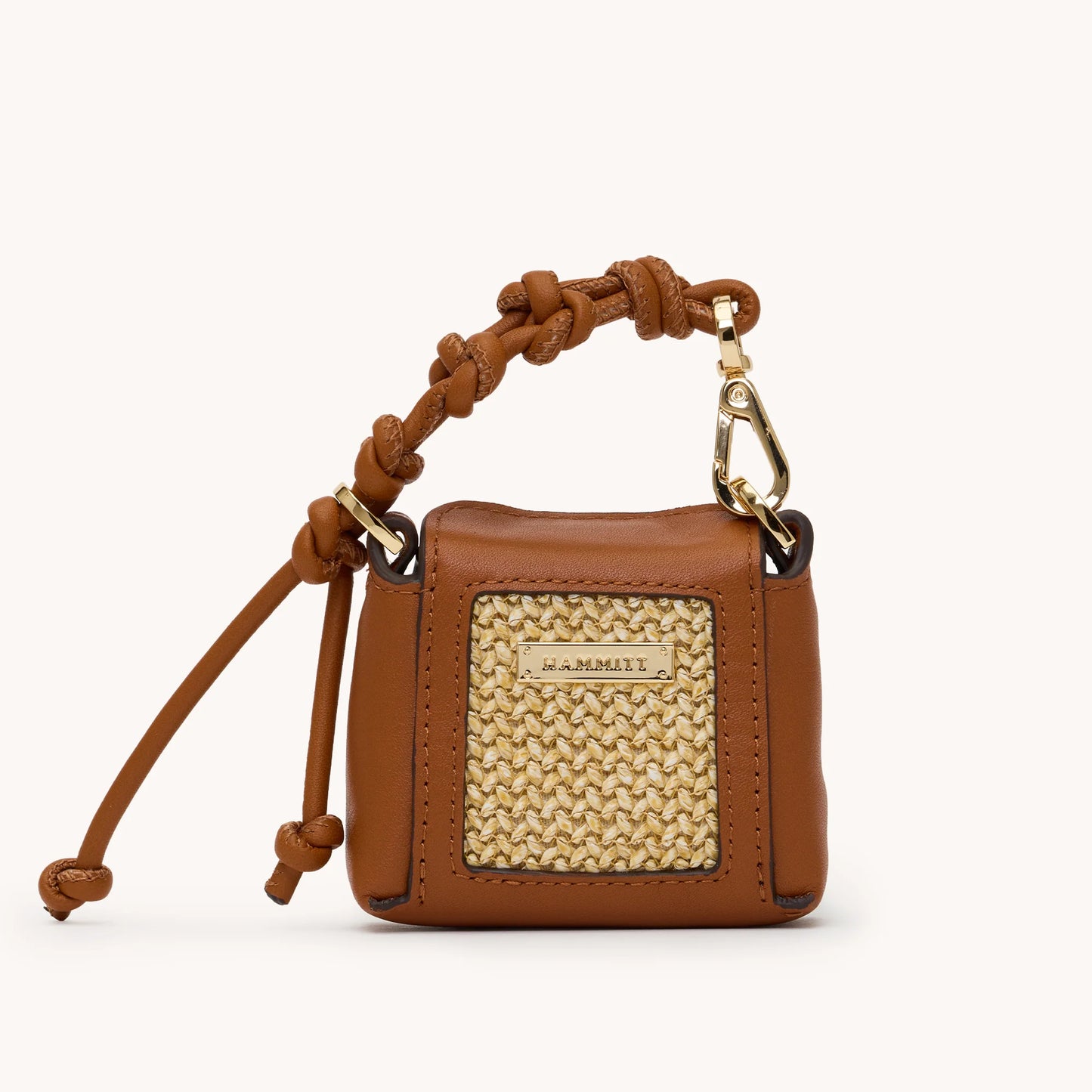 Mini B mini Cocoa Raffia/Gold