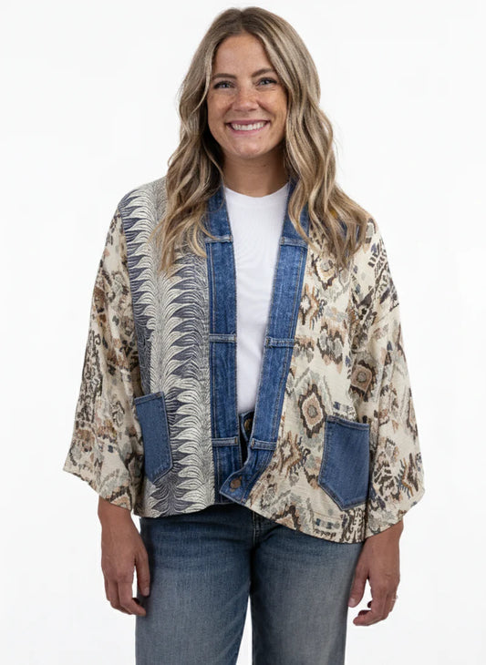 KAROL CARDIGAN - Petal Print