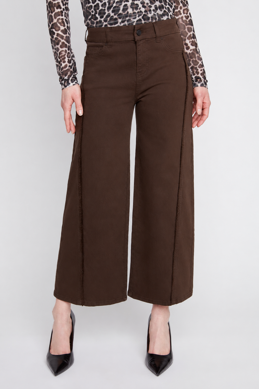 Chocolate Wide-Leg Pant