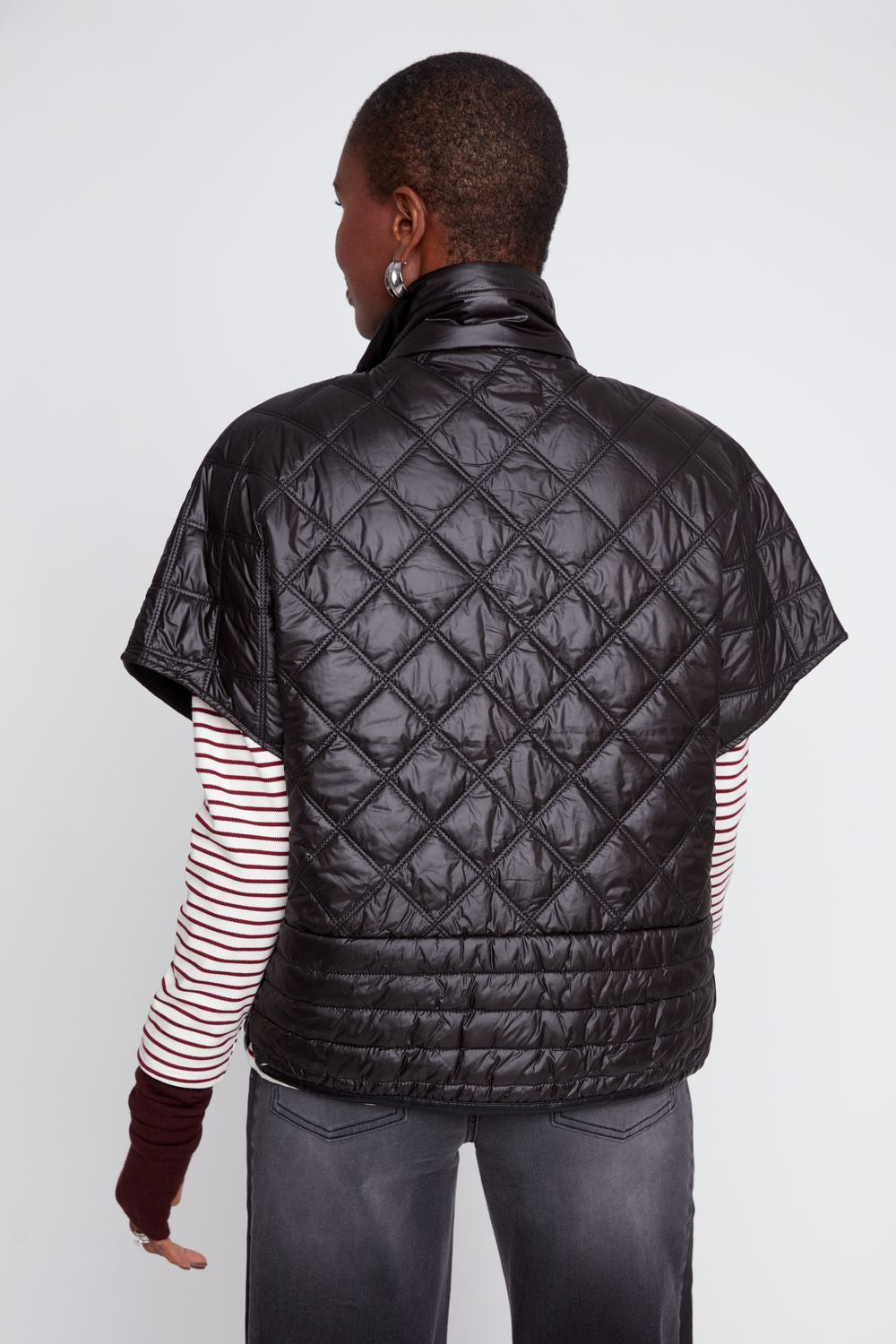 City Chic Quilted Vest 