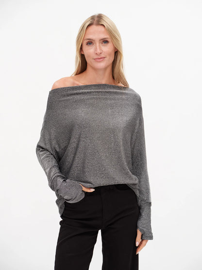 The Anywhere Top Lurex (silver)