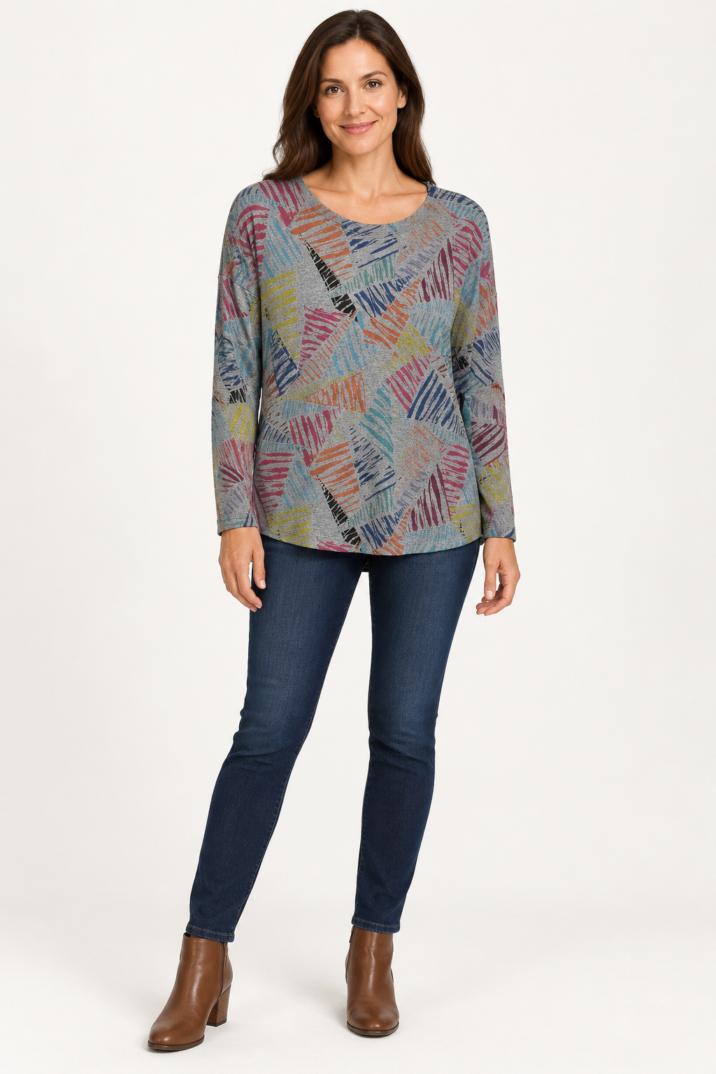Brushstroke Mosaic Top