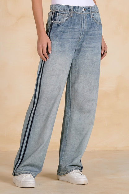 Jojo Denim Track Sweatpant Jeans