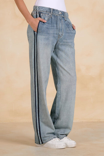 Jojo Denim Track Sweatpant Jeans