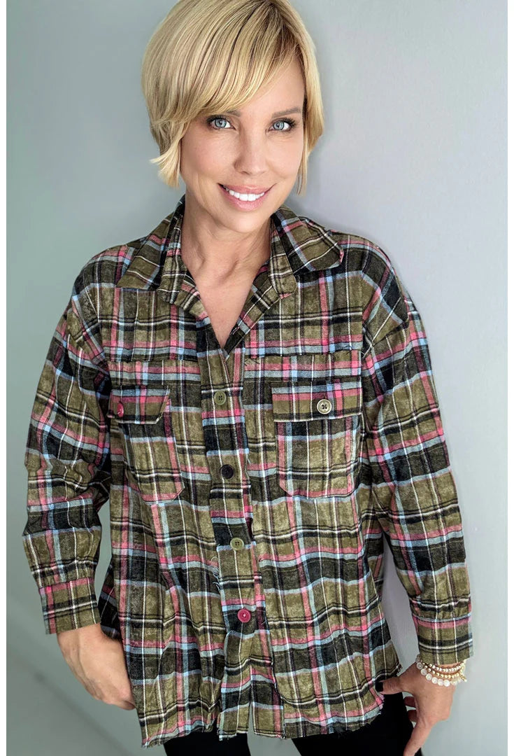 Square Up Flannel Shirt