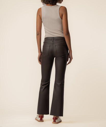 KELSEY HIGH RISE ANKLE FLARE WITH RAW HEM