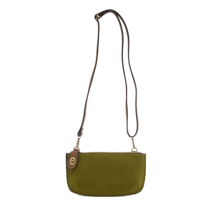 Olive Corduroy Mini Crossbody