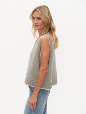 maria vest [heather grey]