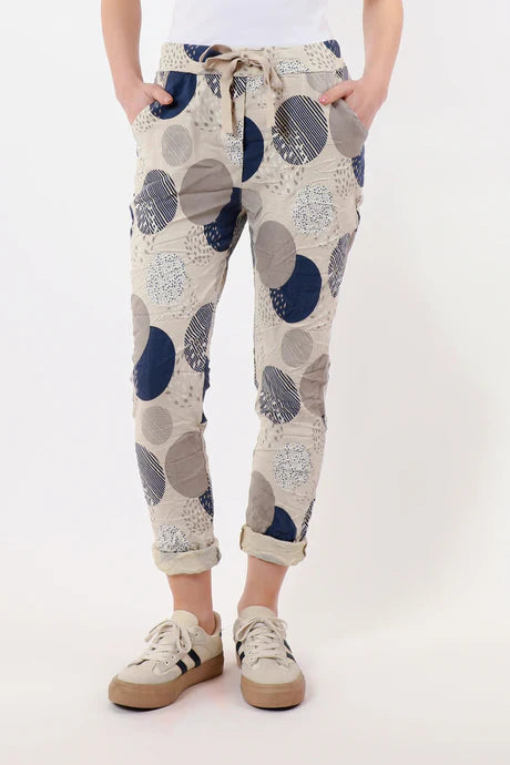 Collins Circle Stretch Tie Waist Pant