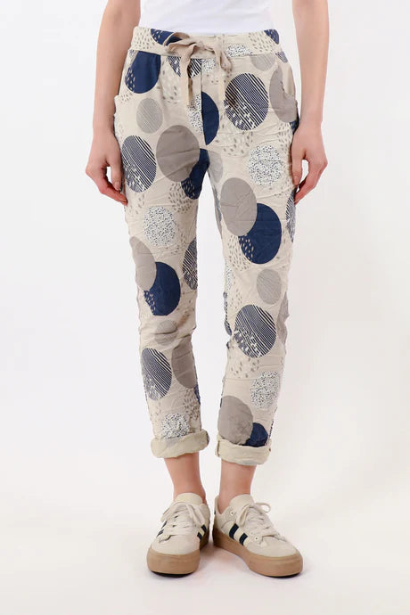 Collins Circle Stretch Tie Waist Pant