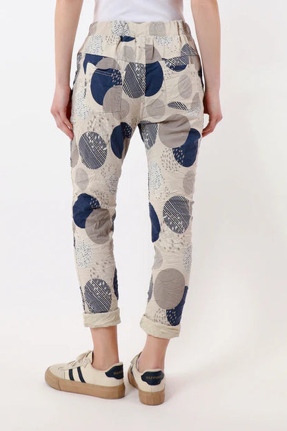 Collins Circle Stretch Tie Waist Pant