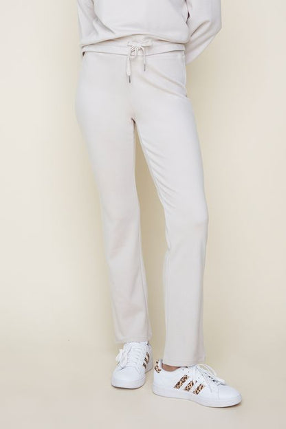 Casual Pull On Bootcut Pant Oyster