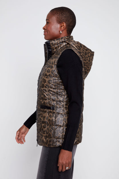 Leopard Print Vest