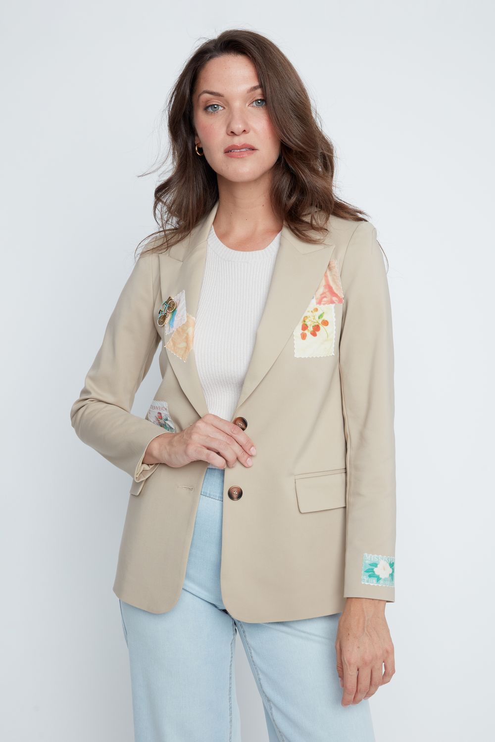 Cashew Patch Statement Blazer