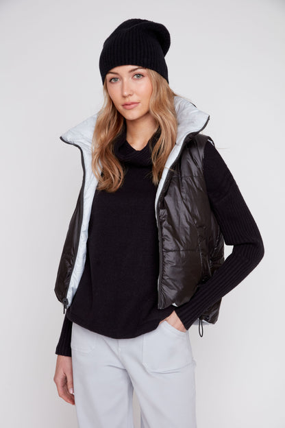 Platinum Black Reversible Short Vest