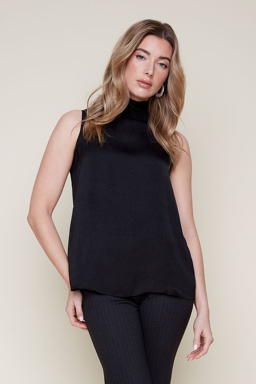 Airflow Sleeveless Top Black