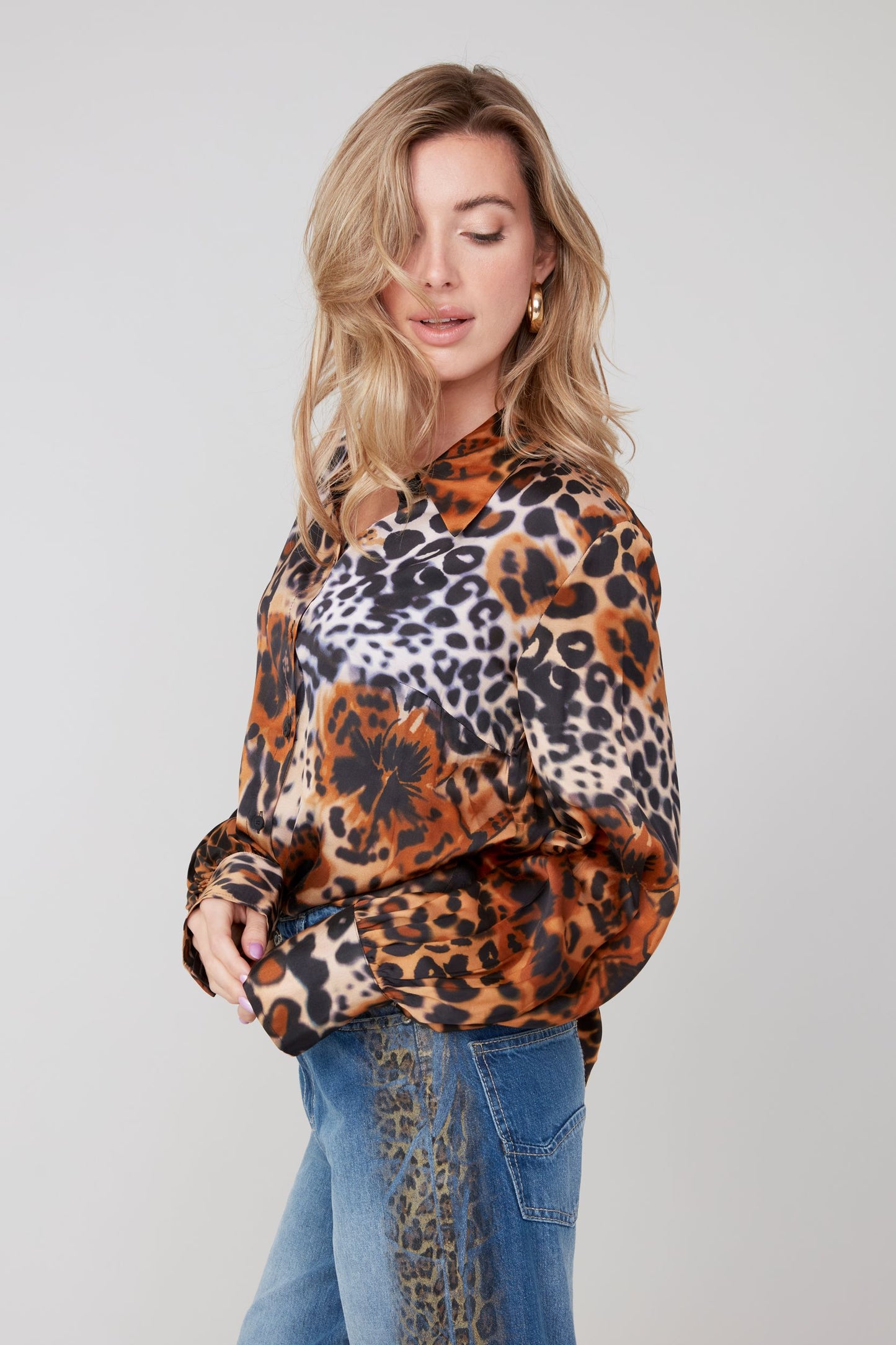 Leopard Print Blouse