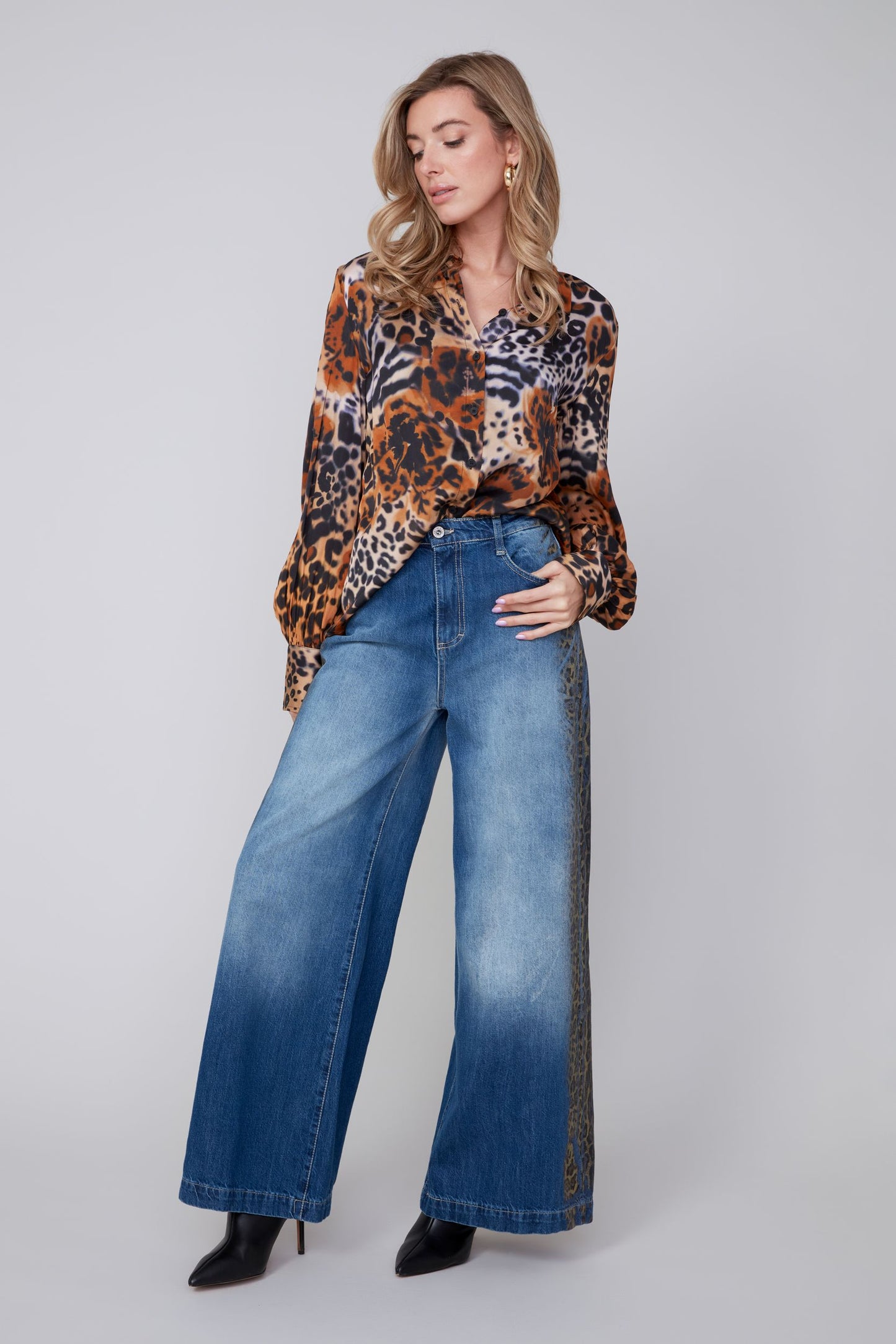 Leopard Print Blouse