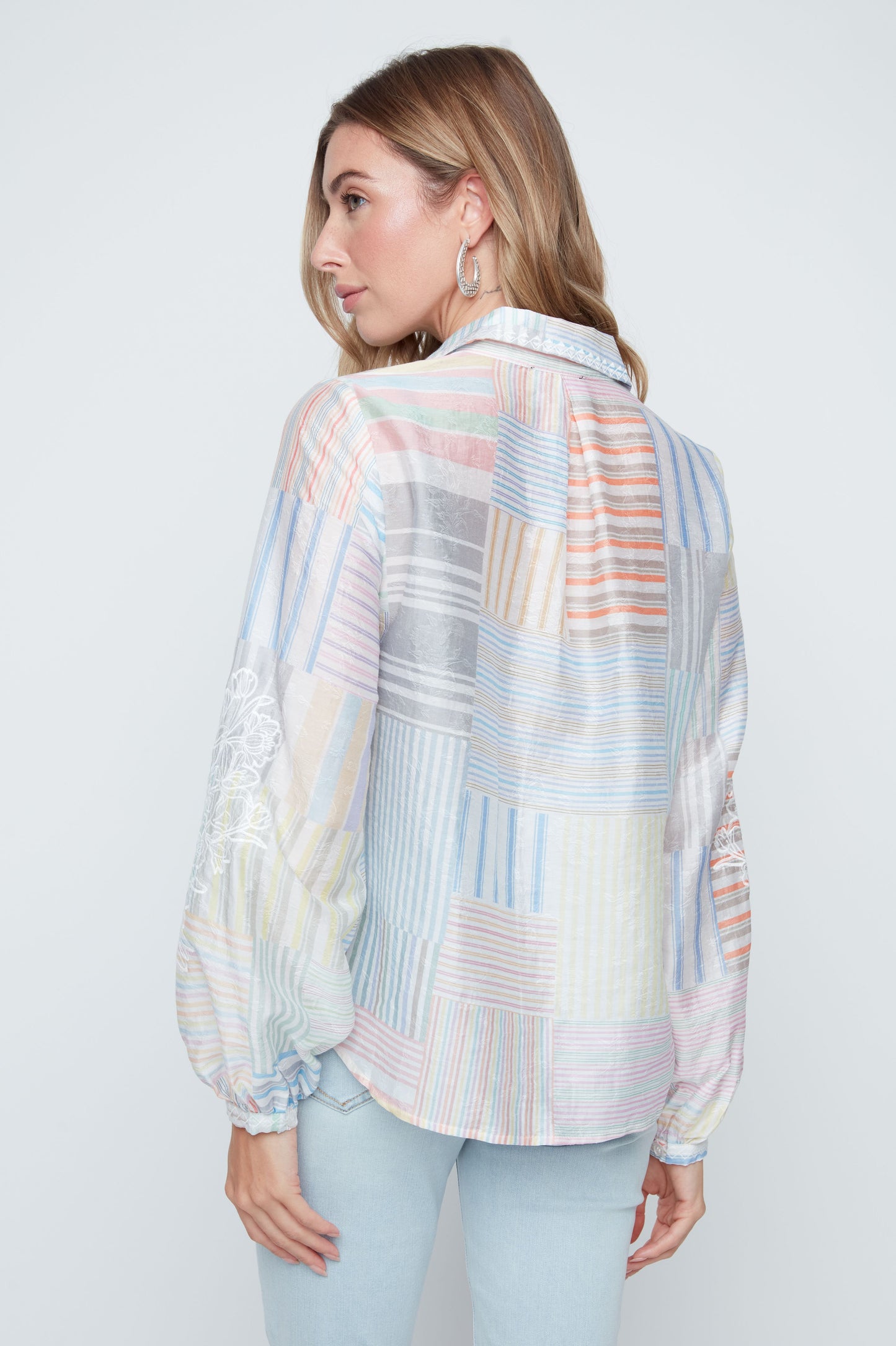 Pastel Patchwork Breeze Top