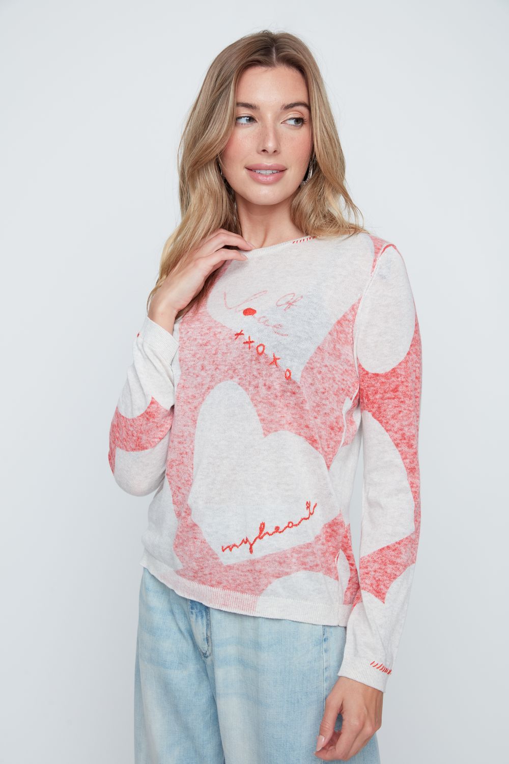 All the Love Heart Knit Sweater