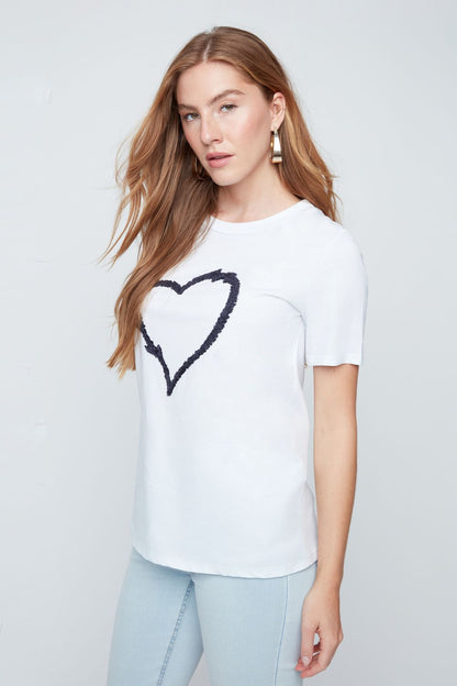 Love Lines Heart Tee