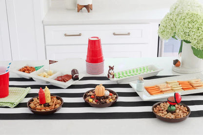 nora fleming mini football - touchdown!
