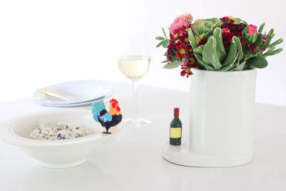 nora fleming mini wine bottle - from the vine