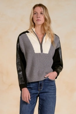 City Chic Colorblock Pullover
