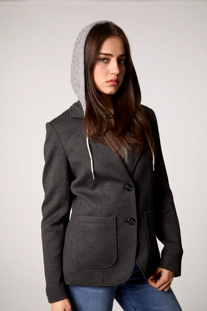 Toasty Cable Knit Blazer