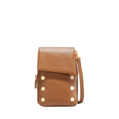 VIP Mobile Mahogany Pebble/Brushed Gold Red Zip